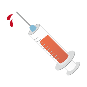 アレルギー性鼻炎の確定診断のためには、鼻汁染色を行ったり、血液を採って抗体検査を行ったりします。